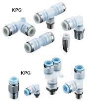 SMC驅動類空氣配管用潔凈型快換管接頭 KPQ/KPG